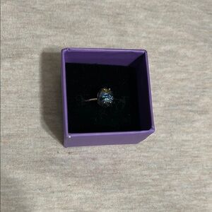 Elegant Blue Gemstone Ring
